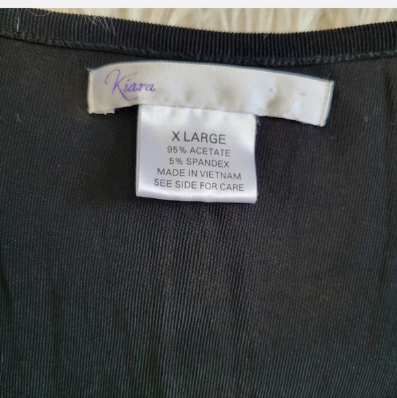 Lot of 5 Womens Shirts XL Blouse Black Denim Ivory Button Up  FLAW - Picture 3 of 12